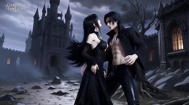 [Uncensored] Goth Girl Bound by Vampire Lord - BDSM Monster Hentai Part 2