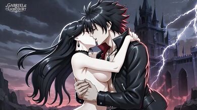 [Uncensored] Goth Girl Bound by Vampire Lord - BDSM Monster Hentai Part 2