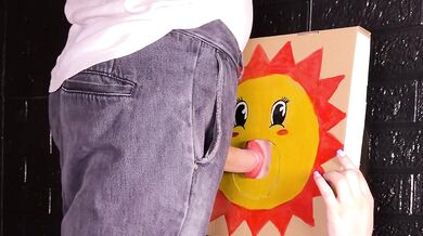 Gloryhole - Face-in-hole Board. I Fucked the SUN