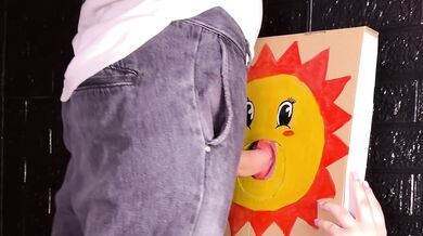 Gloryhole - Face-in-hole Board. I Fucked the SUN