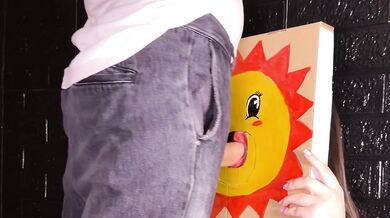 Gloryhole - Face-in-hole Board. I Fucked the SUN