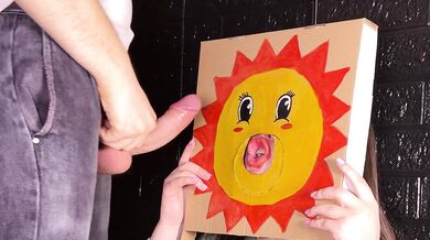 Gloryhole - Face-in-hole Board. I Fucked the SUN