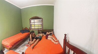 Couple shares room with their friend; the wife wasn't expecting this!