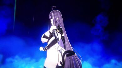 Nude Elf VTuber Dances Starry Night | Hentai MMD