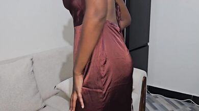 make my man feel hot in sex long dress after dinner