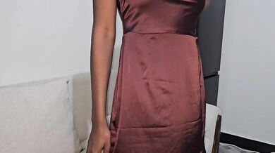 make my man feel hot in sex long dress after dinner