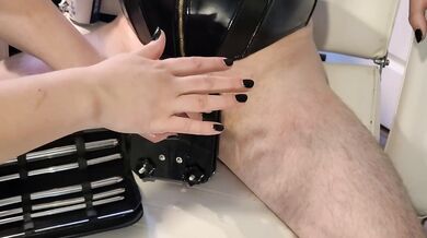 Sounding Throbbing Dick w/ Ball Clamp