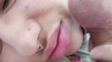 very rough facial cumshot, sperm in lips,handjob face cum????????