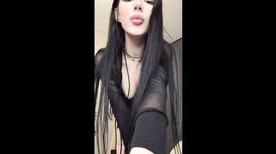 Hot Femdom from Goth Girl... I love giving orders, and I love it even more when you lick my panties. I love fucking my pussy with a dildo