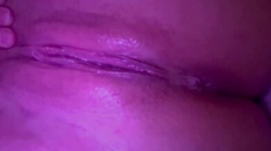 Daddy left 2 drops of breastmilk & a pussy full of cum