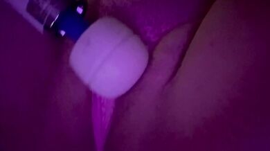 Teasing my pussy through my panties