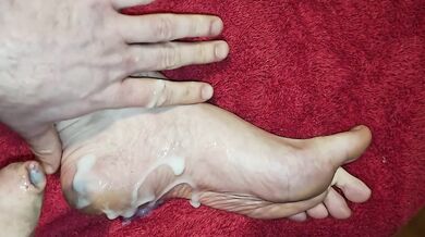 CUMPILATION 1 - Solo male cumshot compilation. Cum on feet, pov slow mo, bodyshots