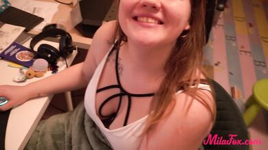 Creampie for the young, cheerful cutie Sonya. MilaFox