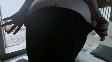 My goth MILF date do a JOI to show me how to cum