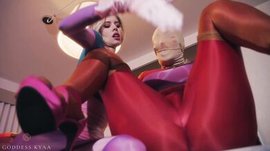 Nylon Fetish Lesbians - Pantyhose Domination Orgasms with Ryan Keely and Goddess Kyaa Chimera