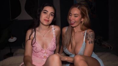 Scissoring with my busty best friend—we had sex in front of my husband