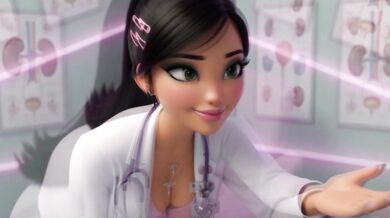Asian girl doctor helps shrink my erection