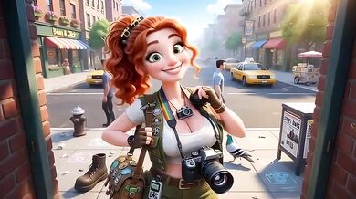 Redhead Street hotographer Lexi paid off the model with a blowjob