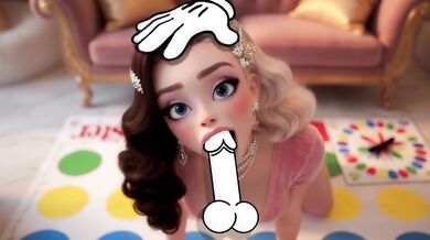 Rich girl Crystal invited to play Twister and was fucked by a stranger