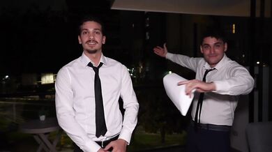 Curvy Girl Gets Double Penetrated After the Interview by Two Italian Cocks - Alexa Curvy