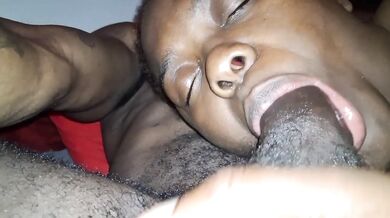 TOLD HER TOO SUCK FAT DICK BEFORE HE BEATS IT!!!!!!!!!!!!!