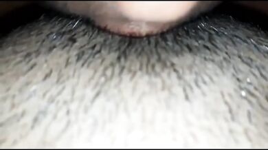 Perfect pussy licking! I cum in her mouth