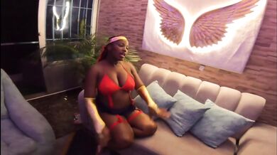 I Kept Hearing Someone On The Balcony Surprisely It Is a Sexy Black Wonder Woman Gave Her Cute Big Booty a Tour of My Condo Apartment - Jhodez1