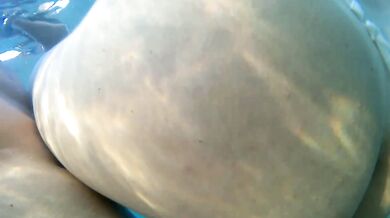 Underwater Deepthroat and Ocean Sex: 25cm Cock Swallowed in Micro Bikini - Cum Floating in Water