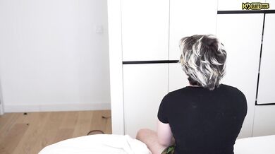 My favorite stepsister came over to share my bed, but it ended up turning into some rough sex