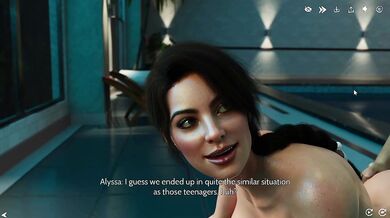 Hentai Game: Best Pool Sex Ever - Deepthroat Cum In Mouth
