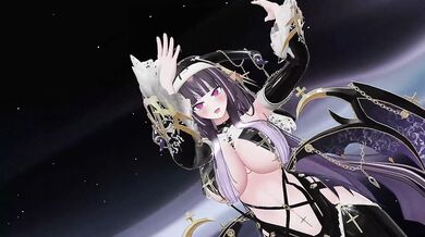 Thicc Elf VTuber Nude Outfit Change | Voltage MMD