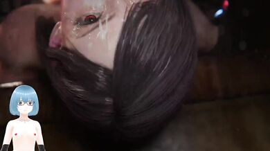 ff7 tifa deepthroat bulgings2