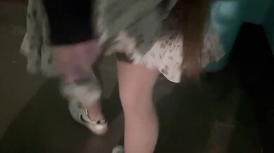 neighbor fucks me, husband at work, creampie, dirty talk