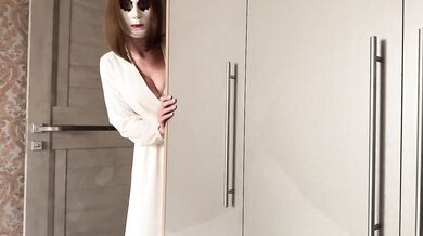 A Ghost Girl Helps Knock Down a Huge Boner on Halloween - English Subtitles