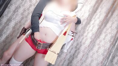 【ぶんコス】ムチムチ太もも「気持ちいいセッ〇ス最高」娯楽目的でセ〇レとハメまくりえっち