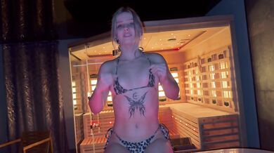 Perfect body Tattooed teen fucked in public jacuzzi