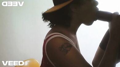 BEST BROWN NIPPLES Gothic Emo Black Dress Blowjob Sucking Big Dick Neighbor