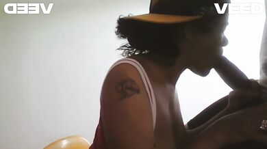 BEST BROWN NIPPLES Gothic Emo Black Dress Blowjob Sucking Big Dick Neighbor
