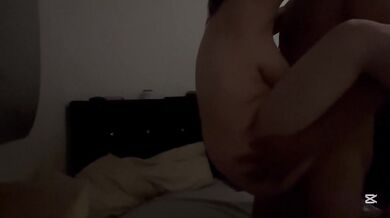 Mature jumps on the cock moans she gets fucked in four until she comes squirts in the ass stepmom stepson fucking