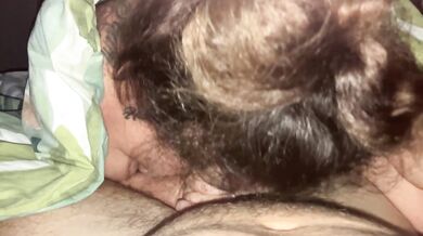 deepthroating me awake like a good girl she