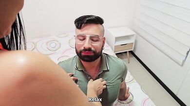 Exchange student is impressed with Colombian milf's huge ass - Sarah Black