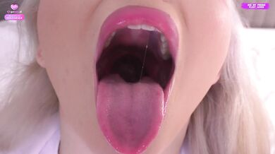 Step-sister with milk let herself be fucked while licking own pussy