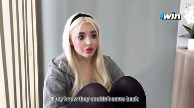 Step sister found out the truth about her past and cried! Soothed with a thick cock!