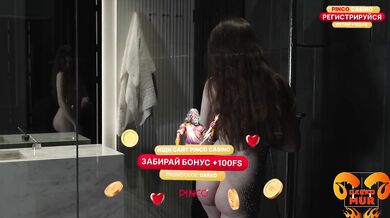 Every morning my roommate goes to shower and I fuck her