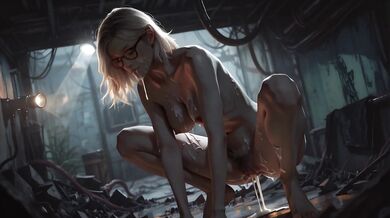 Cosplay: Grace Ashcroft Destroyed by Massive Fleshy