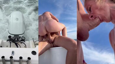 MILF rides cock like a CHAMPION then swallows, hairy pussy outdoor blowjob