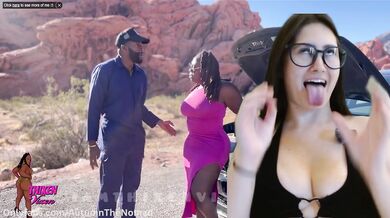 Livestream Reaction to Fucking Her Mechanic on the Road!