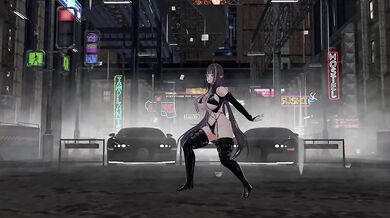 Nude Elf VTuber Hentai MMD | Blah Blah Blah