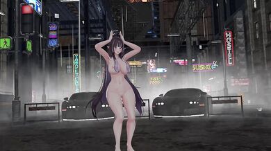 Nude Elf VTuber Hentai MMD | Blah Blah Blah
