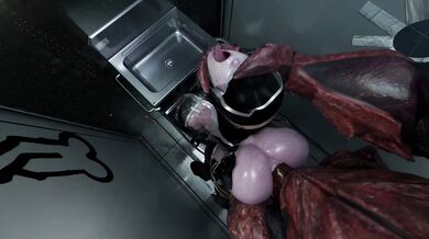 A thick cock penetrates her ass. She is a vessel for his sperm. 3D